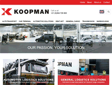 Tablet Screenshot of koopman.eu